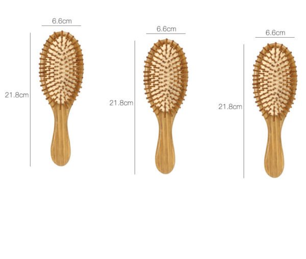 Bamboo Bamboo Cushion Massage Comb Carbonized Bamboo Comb - Image 5