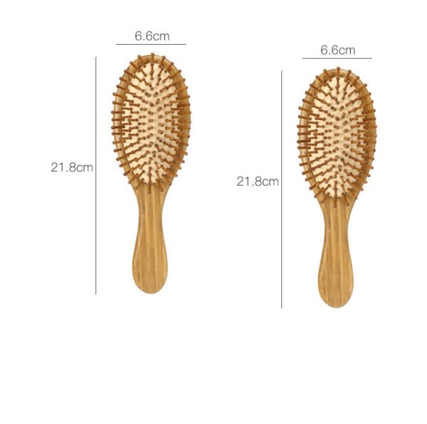 Bamboo Bamboo Cushion Massage Comb Carbonized Bamboo Comb - Image 3