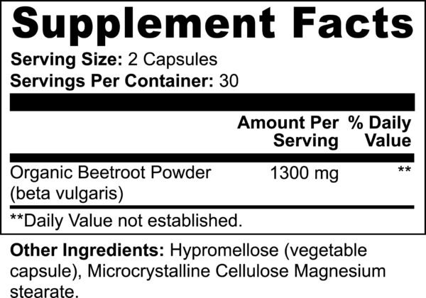 Beetroot Powder Natural Energy, Heart Health Antioxidant Support - Image 2