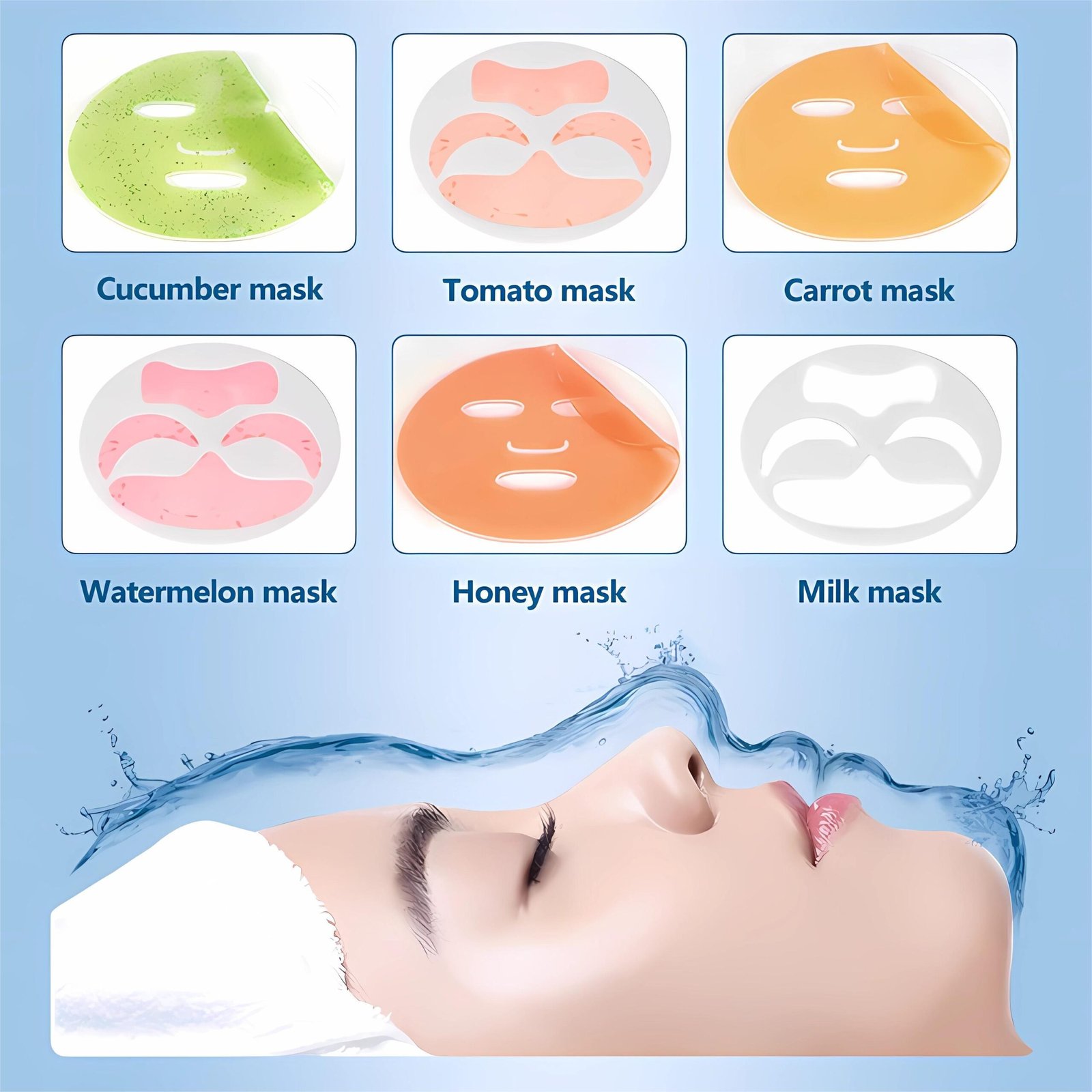 DIY Automatic Facial Fruit Vegetable Mask Maker Machine Mask Mini FaceSkin Rejuvenation Home Use Beauty Devices - Image 4