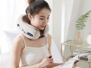 U Shaped Massage Pillow Neck Massage Device Electric Neck Massager Apparatus Shoulder Back Cervical Massager For Body Relaxation