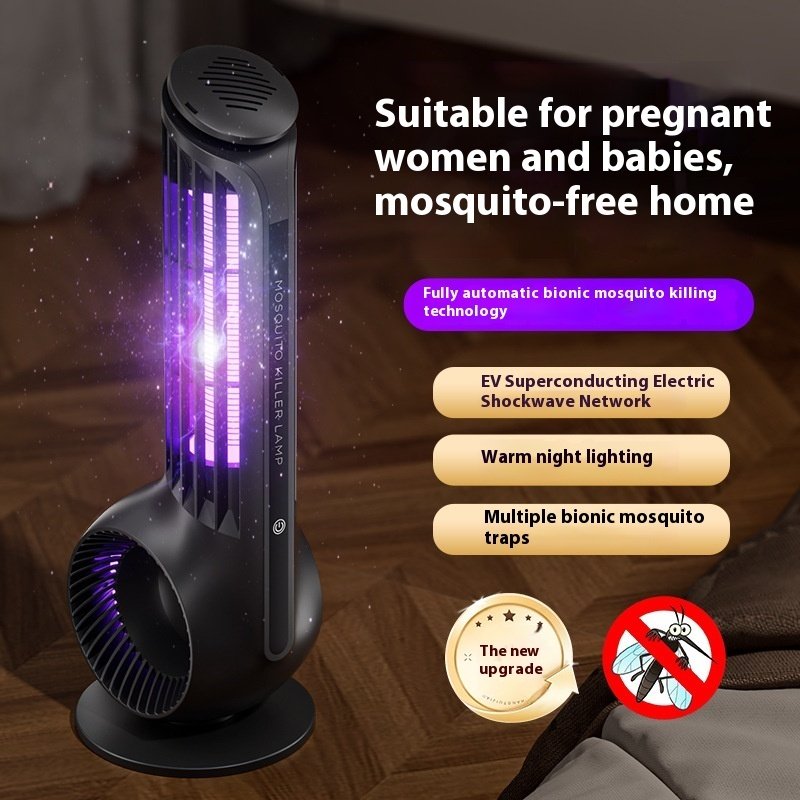 Usb Photocatalyst Mosquito Killing Lamp Electric Shock Two-in-one LED Mosquito Trap Lamp