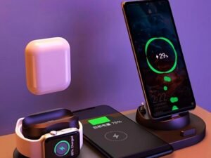 Wireless Charger For IPhone Fast Charger For Phone Fast Charging Pad For Phone Watch 6 In 1 Charging Dock Station