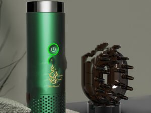 BakhoorBukhoon Car Incense Burner Electronic Censer Aromatherapy Comb