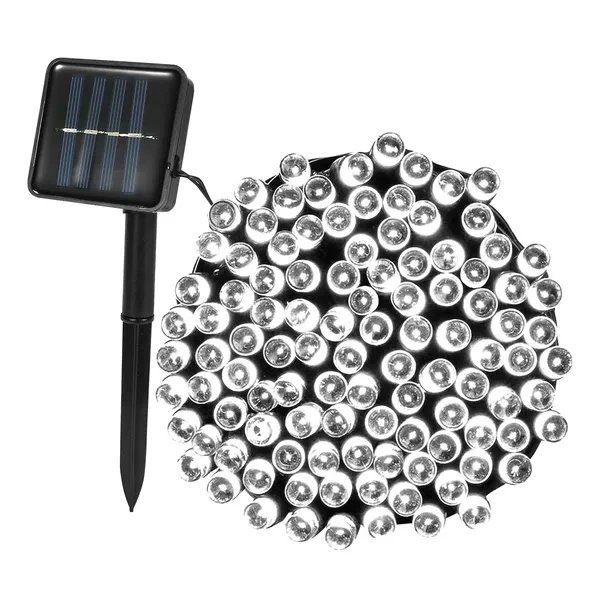 Solar String Lights LED Solar Power Fairy String Light 12M 8 Lighting - Image 2