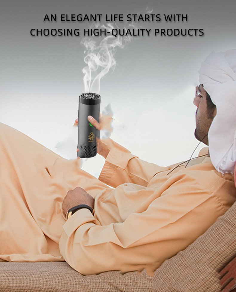 BakhoorBukhoon Car Incense Burner Electronic Censer Aromatherapy Comb - Image 3