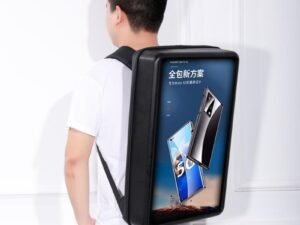 21.5 Inch Display Advertising Backpack